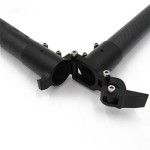 35mm/40mm Carbon Tube Horizontal Folding Part Machine Arm Tube Base Flat Folding Pipe Clamp for Multirotor Agricultural Drone